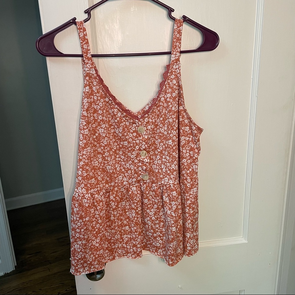 Women's Floral Tank Top